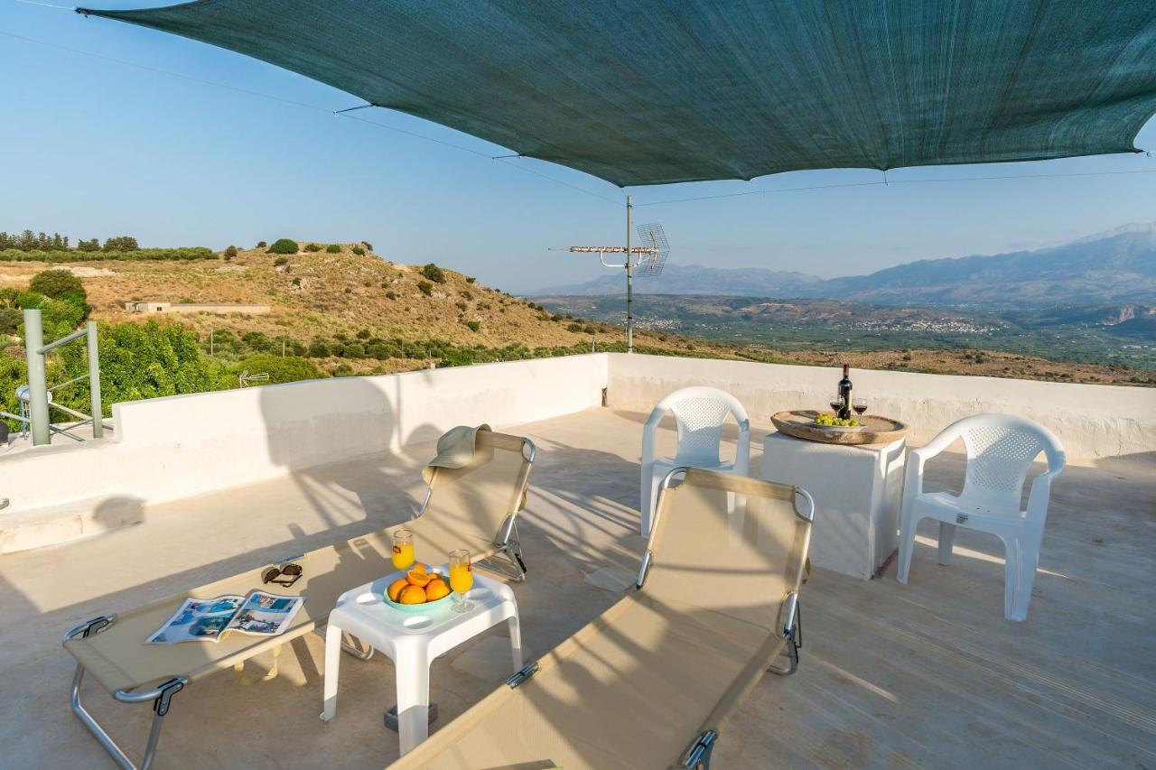 Bella-maria At Aptera With Mountain And Sea View !! La Canée